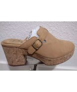 New Hush Puppies Tan Nubuck Poppy Clog Shoes 8.5 - $64.40 CAD