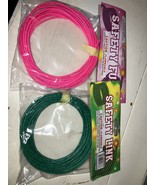 1Pink 1green 20 feet each pack Safety fuse,cannon , fireworks,Visco,hobby fuse, - $28.95