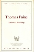 Franklin Library Notes from the Editors Thomas Paine Selected Writings - £6.04 GBP