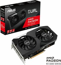 ASUS - DUAL-RX6600-8G - Dual AMD Radeon RX 6600 8GB GDDR6 Graphics Card - $599.95