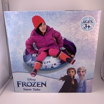 Disney Frozen Snow Tube 33&quot; Dia Blue 264 Lb Weight Limit PVC Ages 3+ New - $21.29