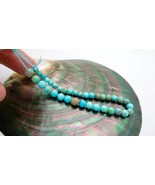 Rare Natural Green Blue Color Sleeping Beauty Turquoise Untreated Beads ... - €46,90 EUR