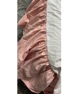 Ralph Lauren AVERY pink Damask FULL Bed Skirt 15" Drop - $42.49