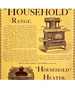 Household Wood Cook Range And Heater 1897 Advertisement Victorian XL DWII6 - $39.99