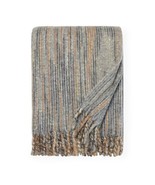 Sferra Colorato Desert Tan Throw Blanket Fringed Alpaca Wool Soft 51&quot;x74... - $215.00