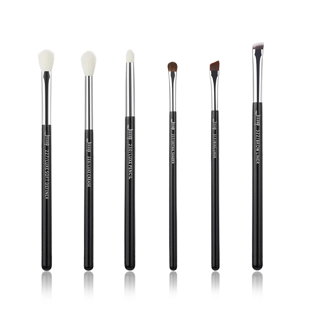 Hes set 6pcs make up brush natural synthetic eyeshadeo eyeliner eyebrow shader blending thumb200