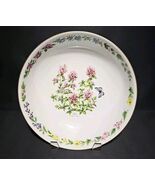Royal Worcester Herbs 12&quot; Large Salad Serving Bowl WILD THYME Gold Trim - $1,928.95 MXN