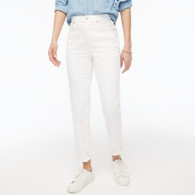 J. Crew Factory Premium Edition High-Rise Straight Jean Button Fly White 27 - £23.19 GBP