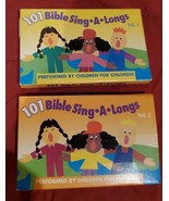 101 Bible Sing A Longs  vintage cassettes volume 1 and 2 - $12.16