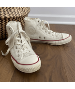 Converse Chuck Taylor All Star Winter Sweater Knit Hi Top Sneaker Ivory 8 - €40,16 EUR