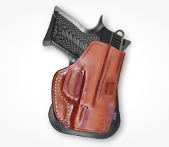 Fits CZ-USA 2075 Rami 3”BBL Premium Leather Paddle Holster Open Top #1500# RH - £43.95 GBP