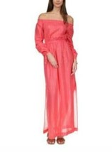 MSRP $155 Michael Kors Womens Off-The-Shoulder Maxi Dress Red Size Petit... - $113.85