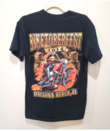 2014 Daytona Biketoberfest Shirt Medium M Motorcyle Jackolantern Tee - €9,77 EUR