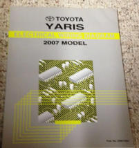2007 Toyota YARIS Electrical Wiring Diagram Repair Manual EWD - £18.71 GBP