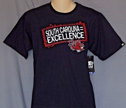 Boy&#39;s Gamecocks T-Shirt Size Medium 10/12 Youth South Carolina Football Logo Top - £11.06 GBP