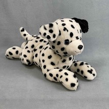 Walmart Dalmatian Dog Stuffed Animal Toy 18 Inch Laying Puppy Black White Potted - $38.15