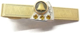 MST Bell Telephone Gold Tie Clip 10K Gold Emblem Vintage Men&#39;s Accessories - £115.97 GBP