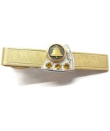 MST Bell Telephone Gold Tie Clip 10K Gold Emblem Vintage Men&#39;s Accessories - £116.84 GBP