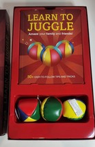 Learn To Juggle Kit- Includes Book W/ 50+ Easy Tips And 3 Juggling Balls - £11.36 GBP
