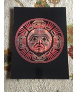 Bella Coola Mask Representing The Sun - Northwest Coast British Columbia... - £47.49 GBP
