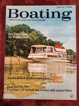 Rare BOATING magazine April 1971 Houseboat Norfolk Broads Tunnel Drive Barracuda - £17.26 GBP