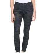 Calvin Klein Womens Camouflage-Print Skinny Jeans, 24, Black/Blue - £62.21 GBP