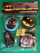 DC Comics 4pk Batman Keychain Squishies  - £6.99 GBP