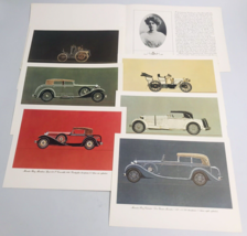 Vintage 1960&#39;s John Peckham Daimler Benz 6 Screenprints Set 7.75&quot; x 10.25&quot; - £25.54 GBP