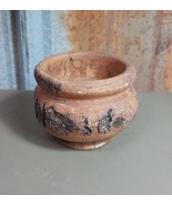Vintage Rustic Burl Wood Hand Turned Bowl Trinket Container CABIN ADIRON... - $21.25
