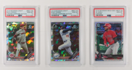 Lot Of 3 PSA 10 Bowman Chome Baseball Cards Lodolo, Hoese, Adell - £85.64 GBP