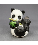 Franklin Porcelain Hi There! by Eva Dahlberg Panda Figurine Franklin Mint - $293.52 MXN