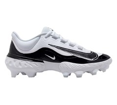 NIKE ALPHA HUARACHE ELITE 4 LOW MCS BASEBALL CLEATS WHITE Size 10.5 [FD6... - $59.49