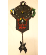 KISS Vintage 1998 SPENCER GIFTS Pendulum WALL CLOCK (As-Is, Not Working,... - £51.88 GBP