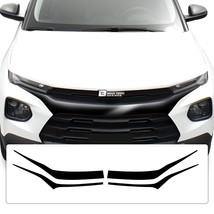 Fits Chevy Trailblazer 2021 - 2023 Front Grille Chrome Delete Cover Glos... - $39.99