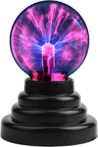 Cozycabin Mini Plasma Ball, 3 Inch Plasma Lamp Blue, Touch Sensitive Plasma Glob - £17.59 GBP