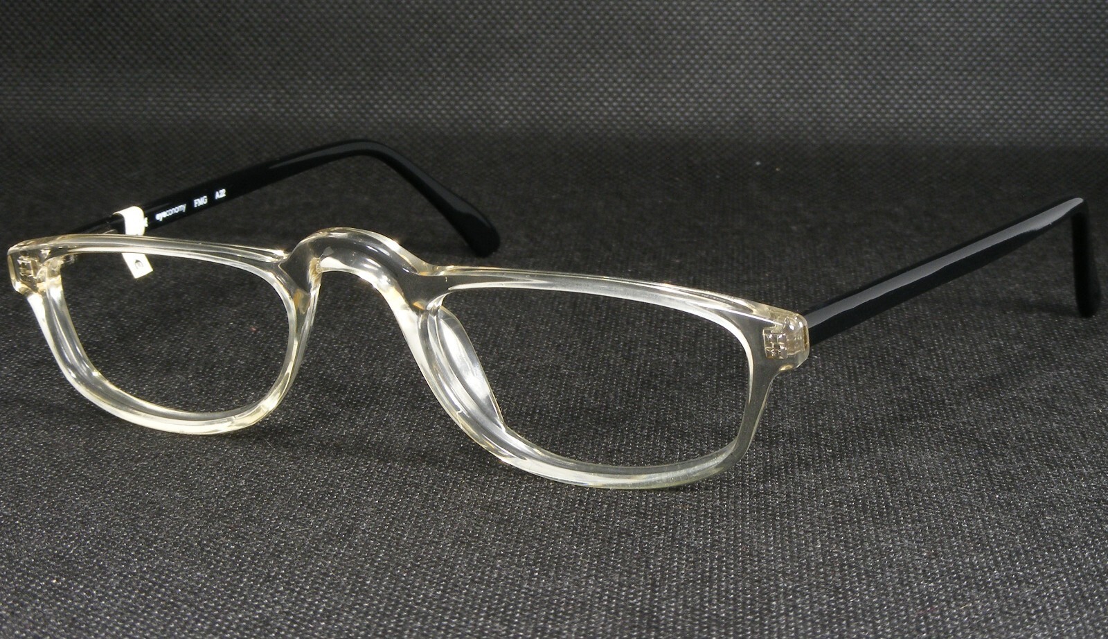 Eyeconomy 4117-107 Cristallo Trasparente/Nero Unico Raro Vista 51-23-145... - $58.51
