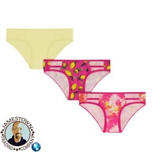 No Boundaries 3-Pair Womens Cheeky Underwear Panties Cotton Blend ~ Large - £7.98 GBP