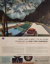 1959 Print Ad Portland Cement Concrete Pavement I-90 Through Snoqualmie ... - $21.58