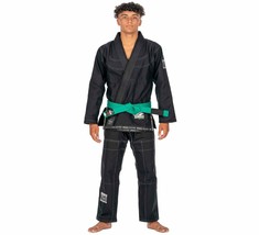 Fuji Kids Youth Childrens Suparaito Brazilian Jiu Jitsu Gi Jiu-Jitsu BJJ - Black - £87.13 GBP