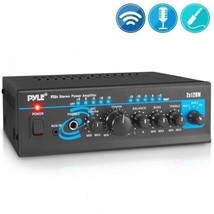 Pyle PTA4 Mini 2x120 Watt Stereo Power Amplifier w/ AUX/CD Input Amp - $106.99