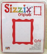 Sizzix Jelly Frame 38-0166 Original Large Red Die In Case Provo Craft Ellison - £5.49 GBP