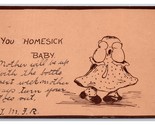 Fumetto che Piange Bambino You Homesick Bambino Udb Cartolina A16 - £3.17 GBP