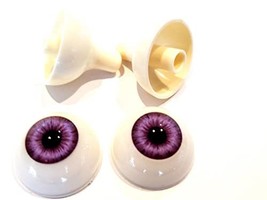 Pair of Realistic Acrylic Eyes for Halloween Props, Masks, Dolls or Bear... - £9.44 GBP