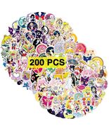 Babymiu Anime Moon Stickers 200 Pcs Vinyl Decals Party Supplies BA189 - €8,32 EUR