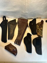 LOT Mixed Leather Nylon Pistol Holsters - $29.70