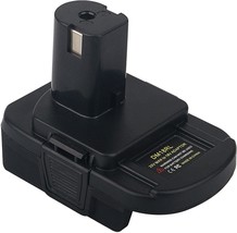 Dm18Rl Battery Adapter With Usb Socket For Dewalt 20V Battery For Milwaukee 18V - £26.59 GBP