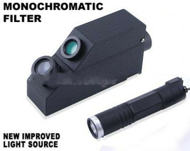 External Monochromatic Yellow Light Gem Refractometer +Ri Oil Liquid Gem... - $100.47