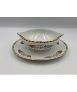 Ceralene Raynaud Limoges VIEUX CHINE White Gravy Boat with Attached Unde... - $139.99