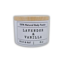 Body Dusting Powder - Lavender Vanilla Scented - 8 oz Container with Lid - £11.92 GBP