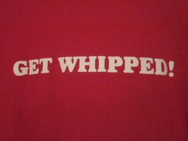Nwot Get Whipped - Pinnacle Cherry Vodka Adult Xl Double-Sided Short Sleeve Tee - £7.04 GBP